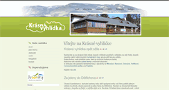Desktop Screenshot of krasnavyhlidka.cz